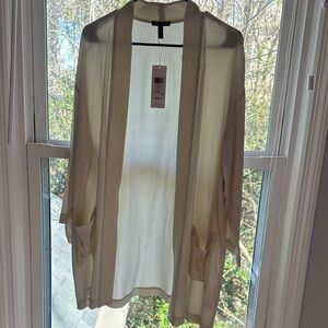 Eileen Fisher Bone Kimono Jacket